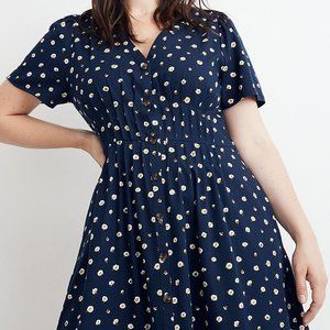 Madewell daylily midi dress in daisy dots- 22
